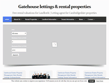 Tablet Screenshot of gatehouserental.co.uk